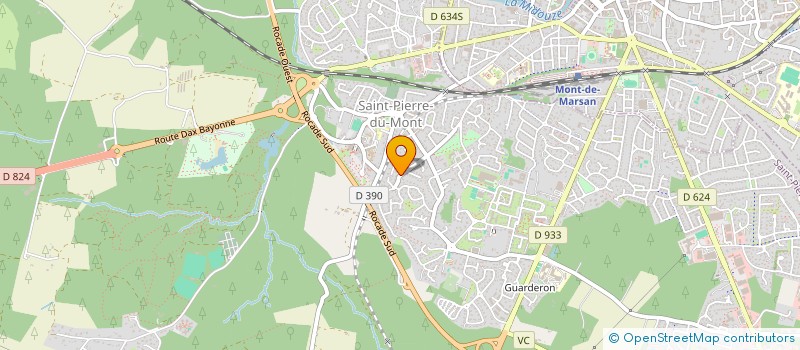 localisation de l'entreprise MESSAGERIE PATRICK DARQUIER  SAINT-PIERRE-DU-MONT