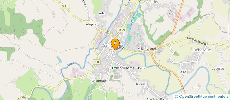 localisation de l'entreprise MESSAGERIE TRANSPORT  AMENDEUIX-ONEIX