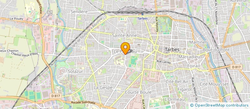 localisation de l'entreprise MESSAGERIE TRANSPORT JP VIALLE à TARBES