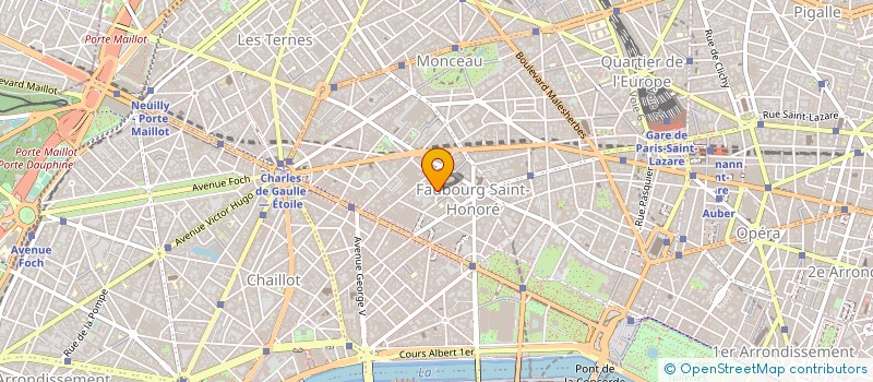 localisation de l'entreprise MESSAGERIES DES CHAMPS ELYSEES  PARIS