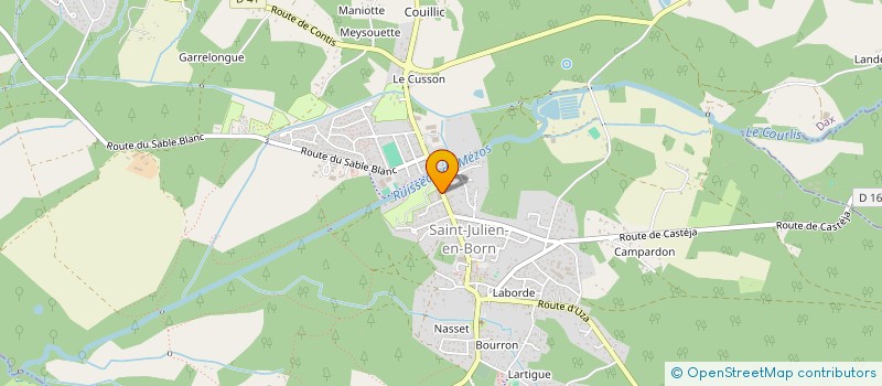 localisation de l'entreprise MESSAGERIES DU LITTORAL à SAINT-JULIEN-EN-BORN