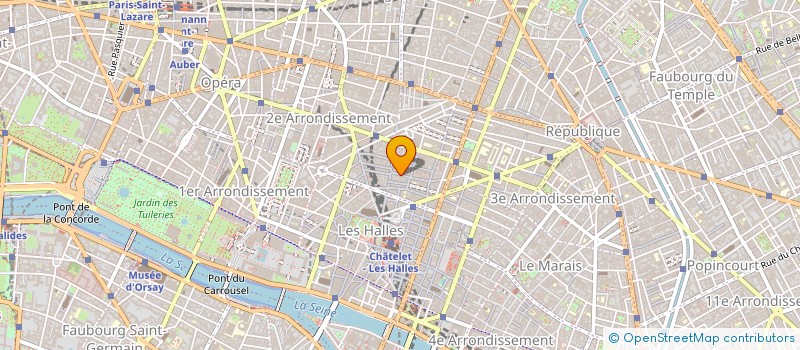 localisation de l'entreprise MESSAGERIES DU SENTIER à PARIS