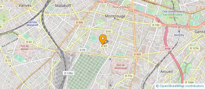 localisation de l'entreprise MESSAGERIES LE DISSEZ à MONTROUGE