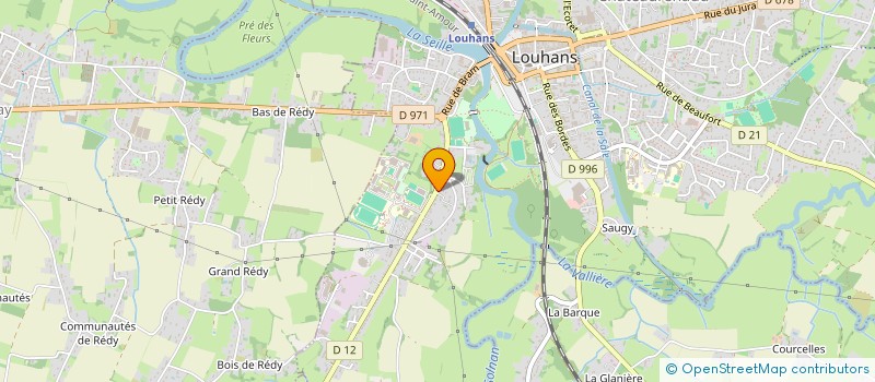 localisation de l'entreprise MESSAGERIES MINDJA à LOUHANS