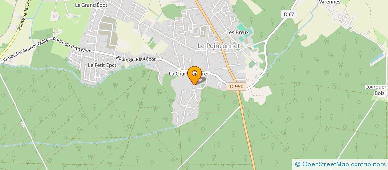 localisation de l'entreprise MESSAGERIES ROUTIERE DE TOURAINE à LE POINCONNET