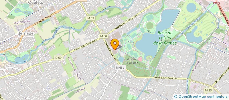 localisation de l'entreprise MESSAGERIES TOULOUSAINES à SAINT-JORY