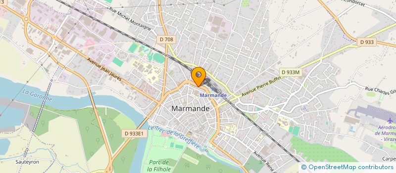 localisation de l'entreprise MESSAGERIES TRANSGARONNE LOT ET GARONNE à MARMANDE