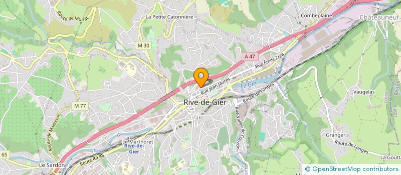 localisation de l'entreprise MESSAGGIO à RIVE-DE-GIER