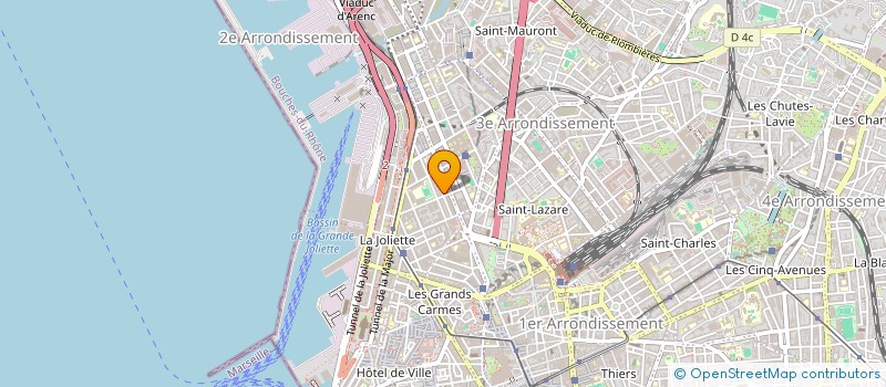 localisation de l'entreprise MESSALI GESTION IMMOBILIER à MARSEILLE