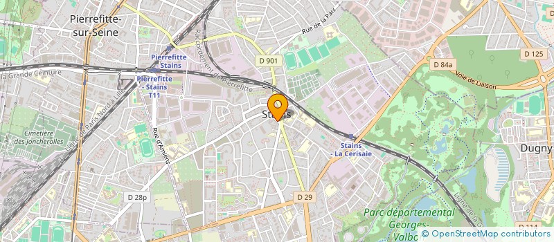 localisation de l'entreprise MESSALLAH à STAINS