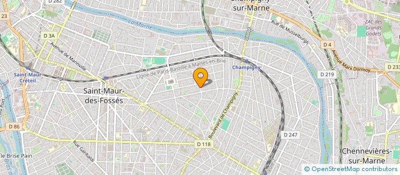 localisation de l'entreprise MESSAOUD FAMILY à SAINT-MAUR-DES-FOSSES