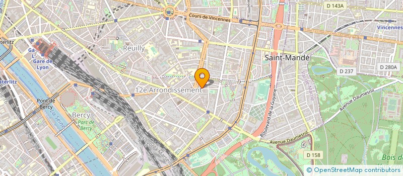 localisation de l'entreprise MESSAOUI TRANSPORTS à PARIS