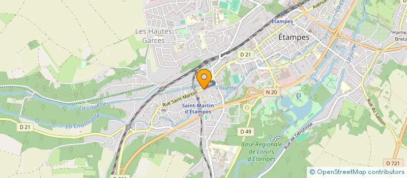 localisation de l'entreprise MESSAT à ETAMPES