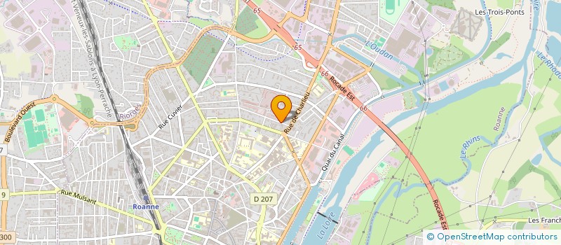 localisation de l'entreprise MESSE AUTOMOBILES  ROANNE