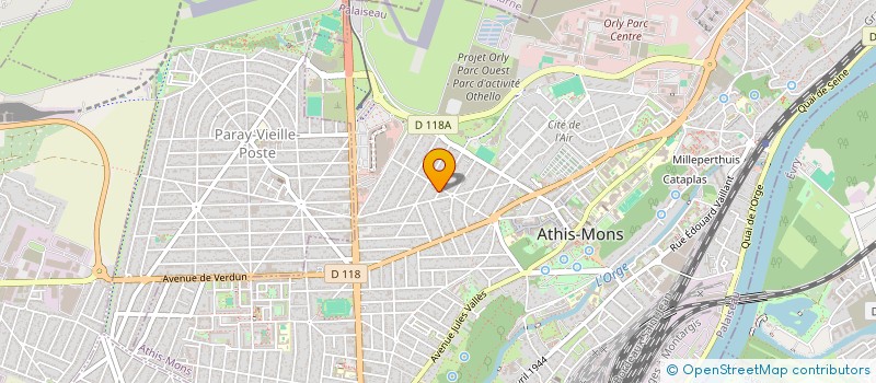localisation de l'entreprise MESSELEM & FILS à ATHIS-MONS