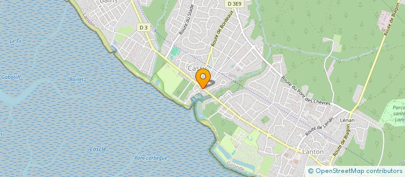 localisation de l'entreprise MESSI 3  LANTON