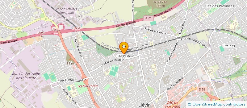 localisation de l'entreprise MESSIA EXPRESS  LIEVIN