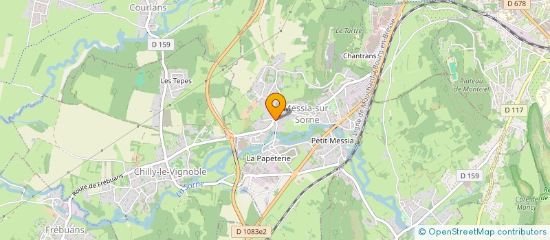 localisation de l'entreprise MESSIAMED  MESSIA-SUR-SORNE