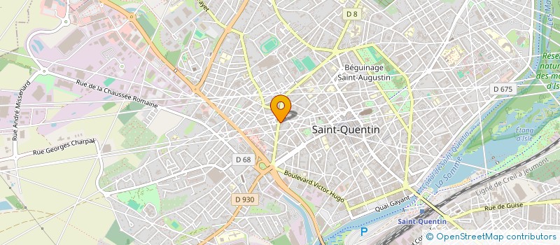 localisation de l'entreprise MESSIAN AUTOMOBILES à SAINT-QUENTIN