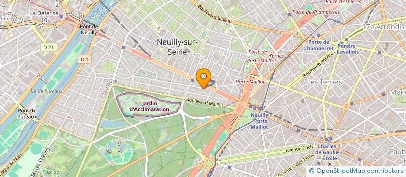 localisation de l'entreprise MESSICA à NEUILLY-SUR-SEINE