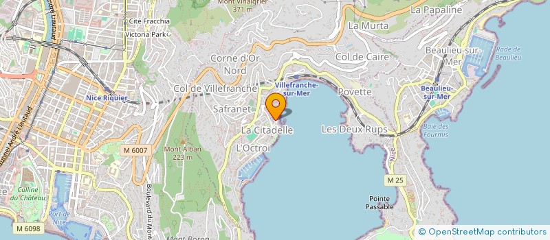 localisation de l'entreprise MESSIDOR à VILLEFRANCHE-SUR-MER
