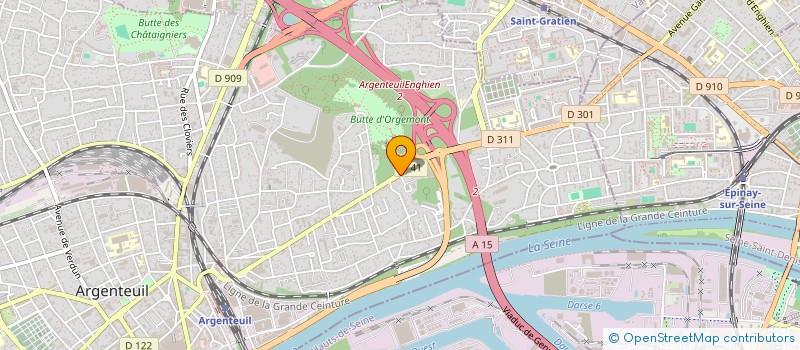 localisation de l'entreprise MESSIE DRIVER  ARGENTEUIL