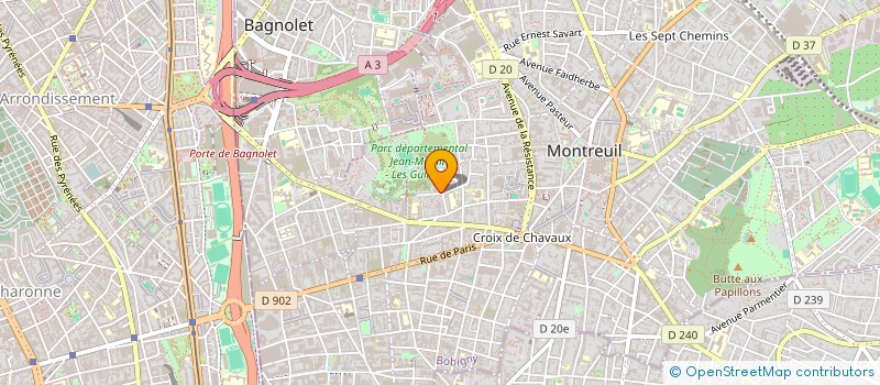 localisation de l'entreprise MESSIERS MONTREUIL à MONTREUIL