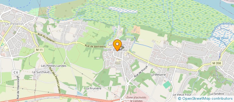 localisation de l'entreprise MESSIEURS DAMES 2  SAINT-JEAN-DE-BOISEAU