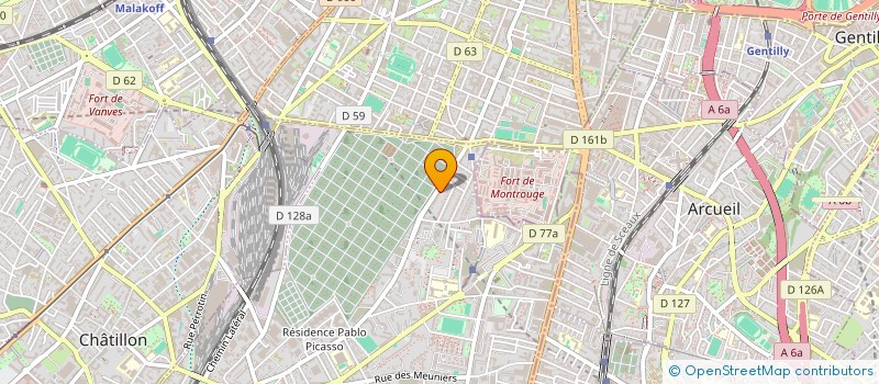 localisation de l'entreprise MESSIEURS MINARD ROGER ET PASCAL  BAGNEUX