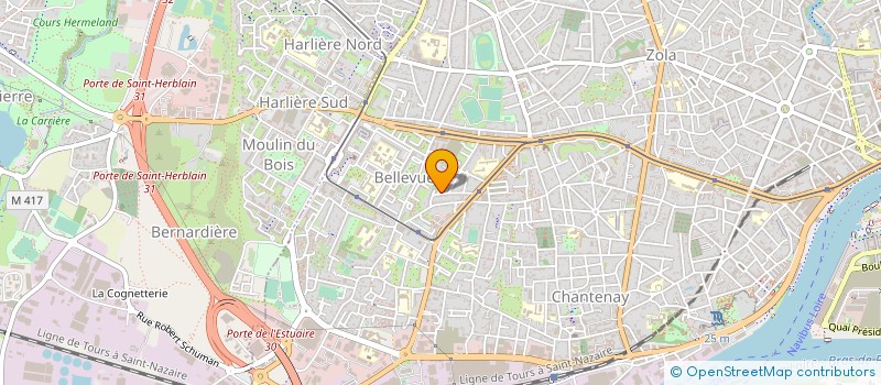 localisation de l'entreprise MESSIEURS SANZ ET VINCON à NANTES