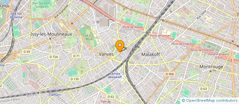 localisation de l'entreprise MESSIKA & LEVY  VANVES