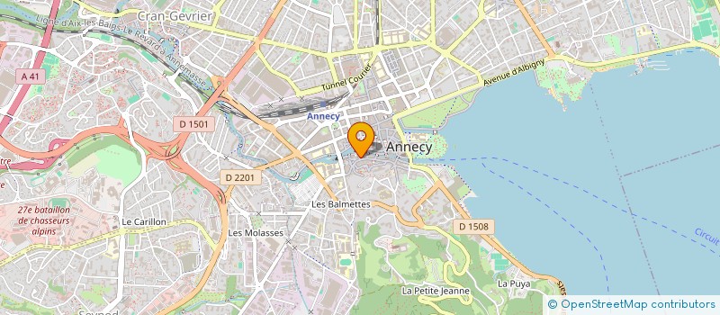 localisation de l'entreprise MESSIL à ANNECY