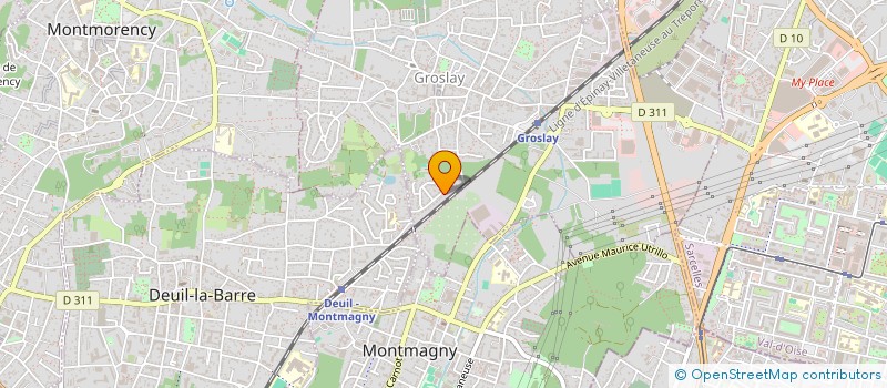 localisation de l'entreprise MESSINA  GROSLAY