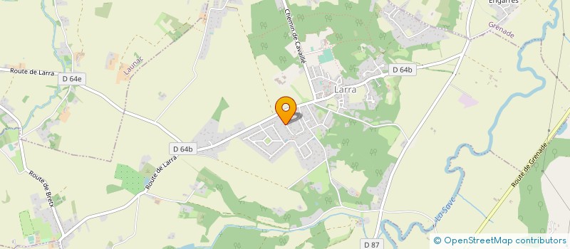 localisation de l'entreprise MESSINA ET FILS à LARRA