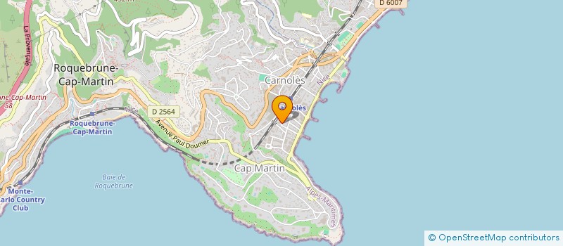 localisation de l'entreprise MESSINA - ORLANDO à ROQUEBRUNE-CAP-MARTIN