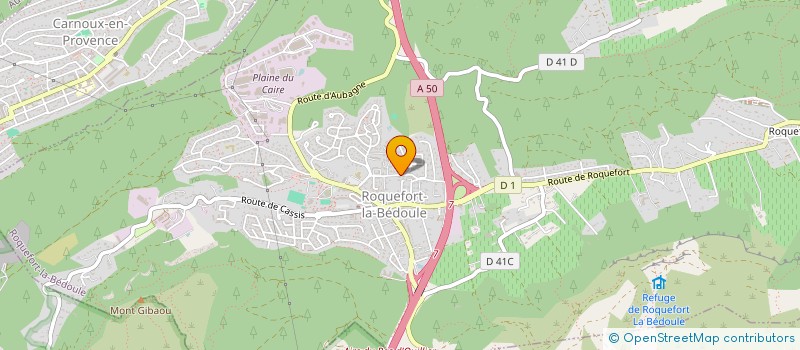 localisation de l'entreprise MESSINA TIREAU BATIMENT  ROQUEFORT-LA-BEDOULE