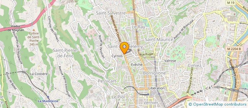 localisation de l'entreprise MESSINE à NICE