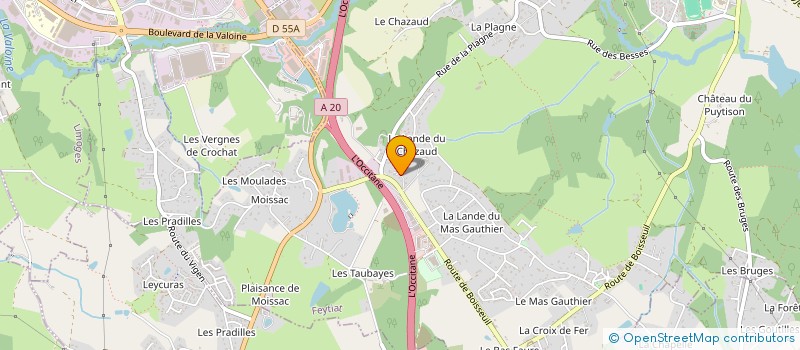 localisation de l'entreprise MESSINE à FEYTIAT