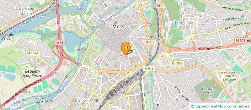 localisation de l'entreprise MESSINE DE PRESSE ET D'EDITION à METZ