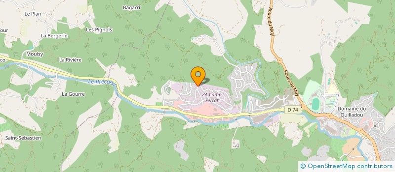 localisation de l'entreprise MESSINEO à SAINTE-MAXIME