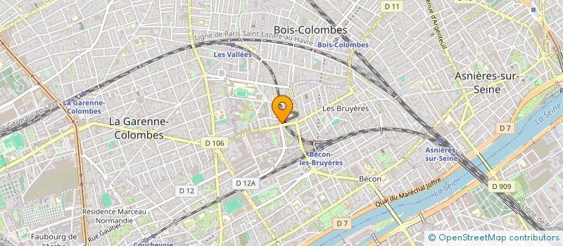 localisation de l'entreprise MESSOUS AREZKI NAILI à BOIS-COLOMBES