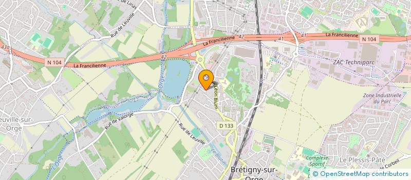 localisation de l'entreprise MESSTANDS à BRETIGNY-SUR-ORGE