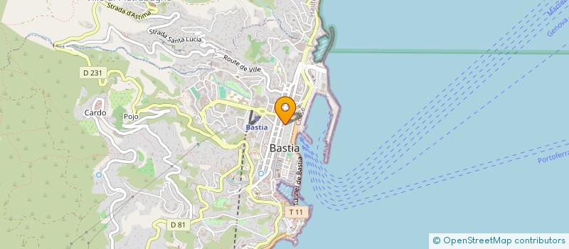 localisation de l'entreprise MESSTATUTS.COM à BASTIA