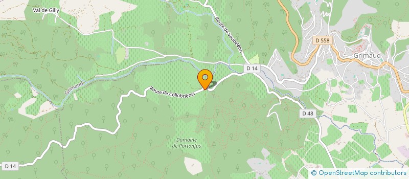 localisation de l'entreprise MESSUGUE  COGOLIN