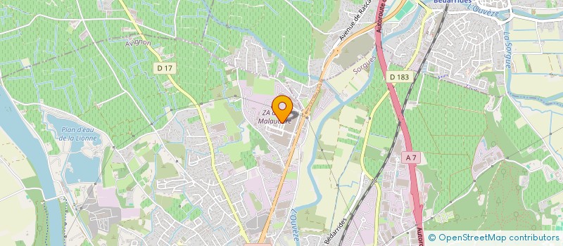 localisation de l'entreprise MEST CONSTRUCTION à SORGUES