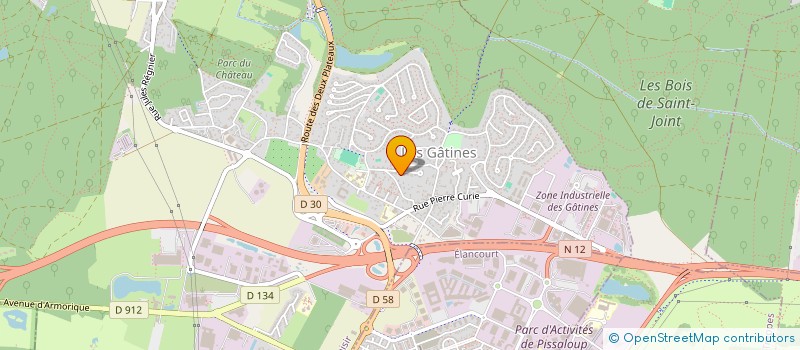 localisation de l'entreprise MEST GARDIENNAGE à PLAISIR