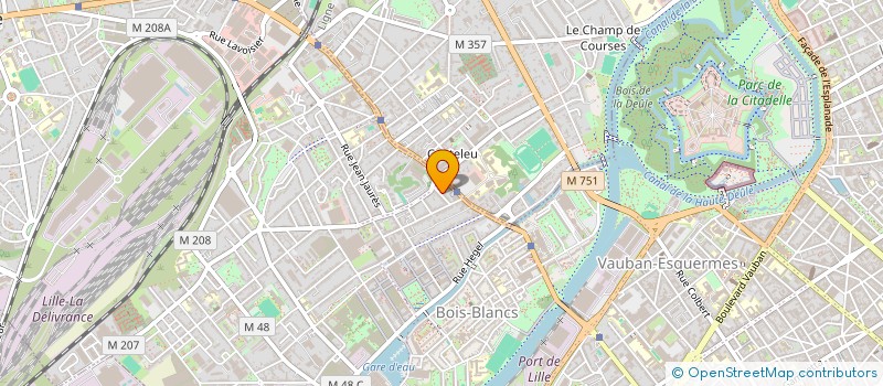 localisation de l'entreprise MESTA à LILLE