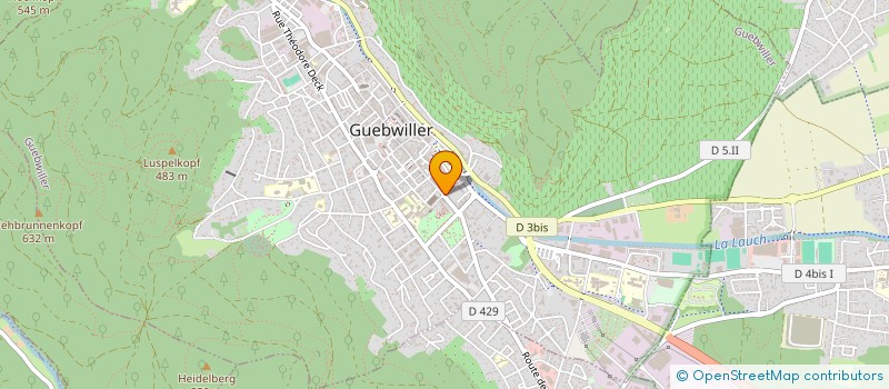 localisation de l'entreprise MESTAB  GUEBWILLER