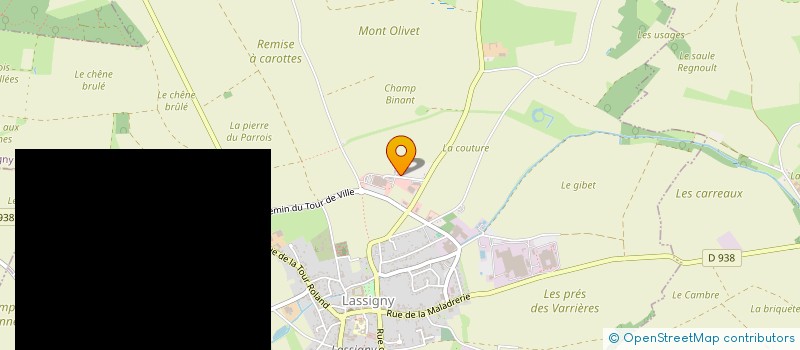 localisation de l'entreprise MESTDAGH  LASSIGNY