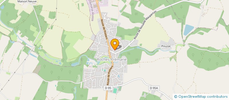 localisation de l'entreprise MESTEL  ROCHES-PREMARIE-ANDILLE